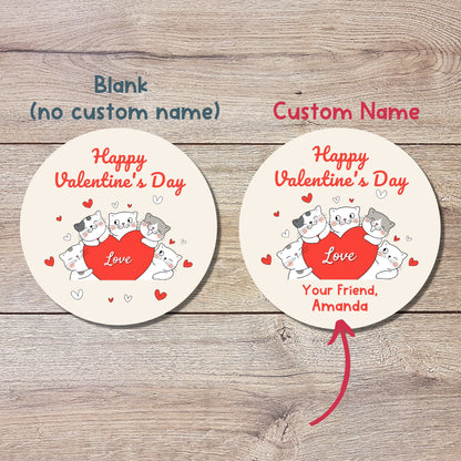 Personalized Valentine's Day Stickers