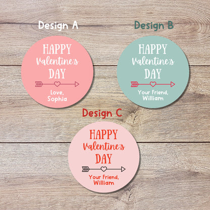 Personalized Valentine's Day Stickers