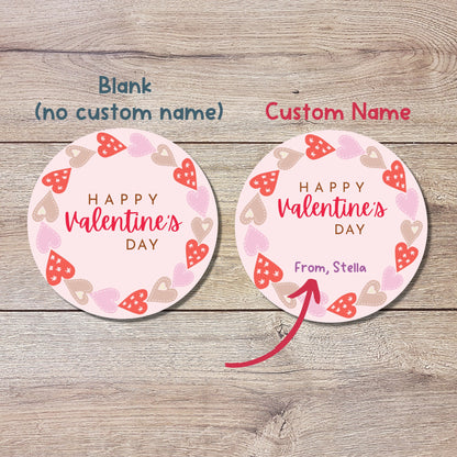 Personalized Valentine's Day Stickers