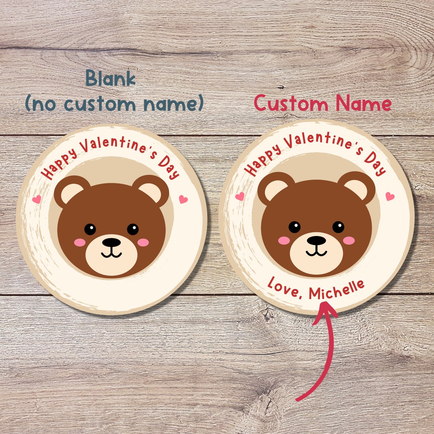 Personalized Valentine's Day Stickers