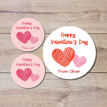 Personalized Valentine's Day Stickers