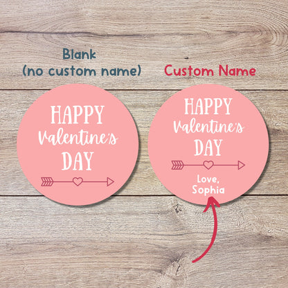 Personalized Valentine's Day Stickers