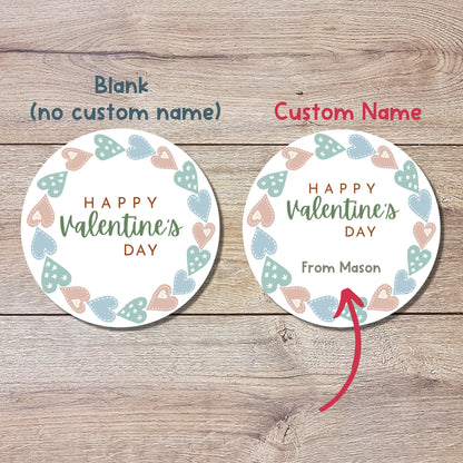 Personalized Valentine's Day Stickers