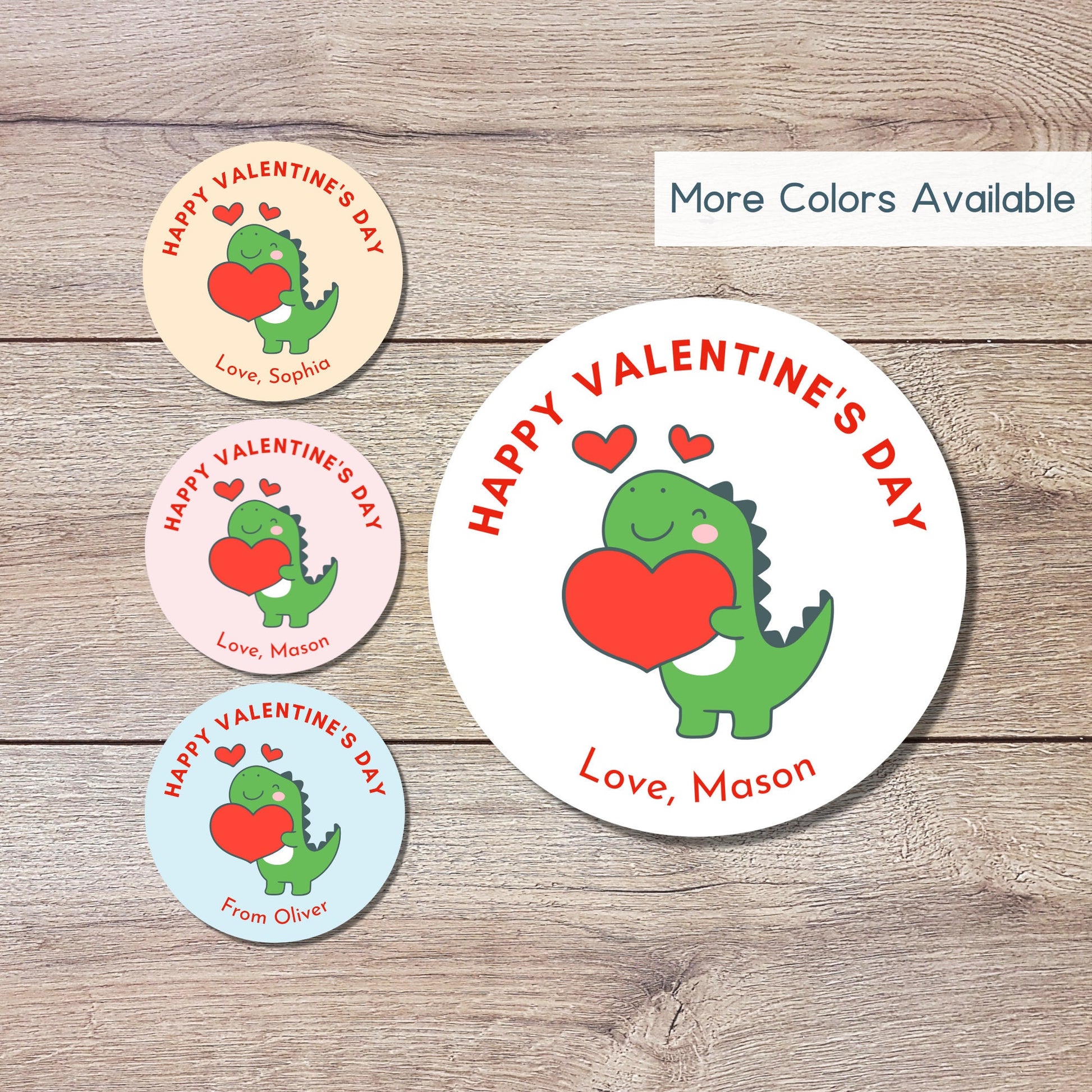 Personalized Valentine's Day Stickers