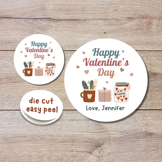 Personalized Valentine's Day Stickers