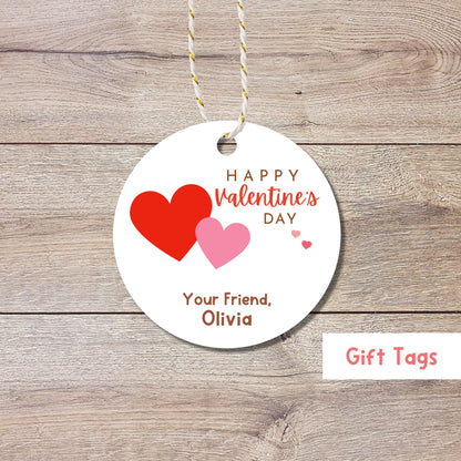 Personalized Valentine's Day Gift Tags