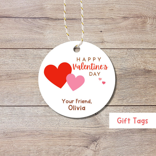 Personalized Valentine's Day Gift Tags