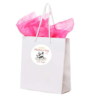 Mother's Day Stickers, Personalized Mother's Day Labels, Custom Happy Mother's Day Gift Party Favor Stickers, Matte or Glossy Finish