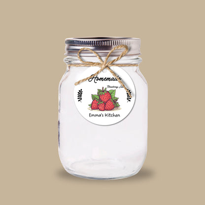 Personalized Homemade Jam Gift Tags, Matte Finish, Customized Baked Goods Tags, Baking Tags, Small Business Handmade Bakery Packaging Tags