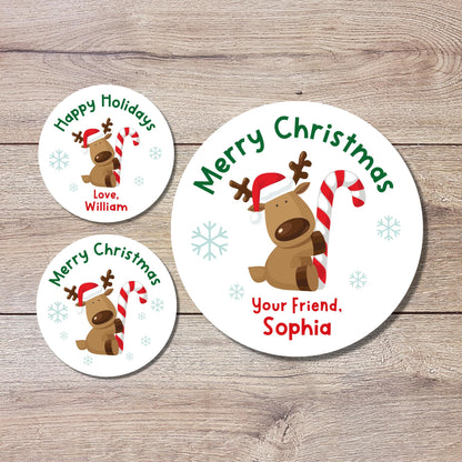 Personalized Christmas Stickers
