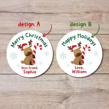 Personalized Christmas Stickers
