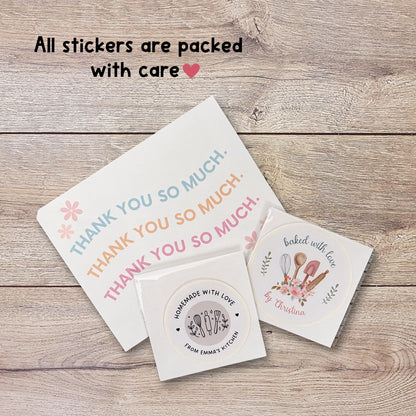 Personalized Homegrown Rosemary Stickers, Custom Organic Veggie Garden Gift Labels