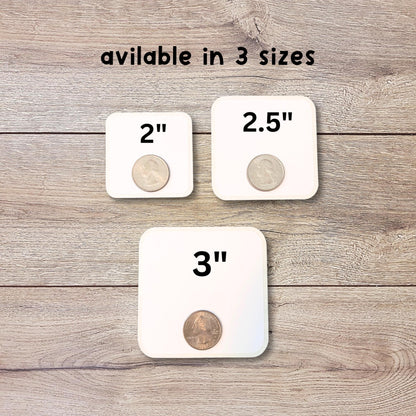 To and From Merry Christmas Gift Stickers, Personalized Christmas Present Gift Custom Name Square Labels