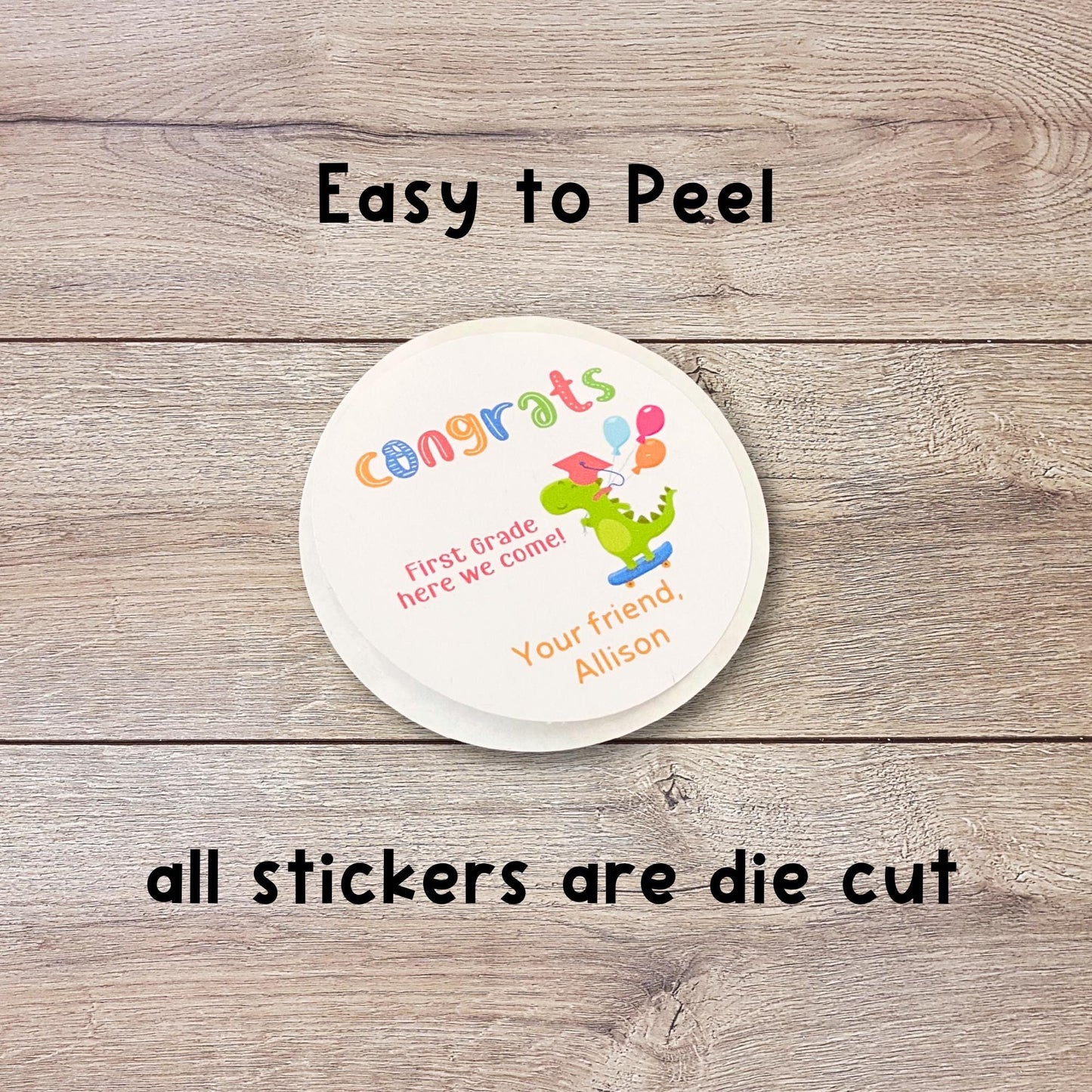 Personalized A Little Something to Say Happy First Day, Welcome Back to School Sticker, Teacher Folder Label for Kindergarten Any Grades