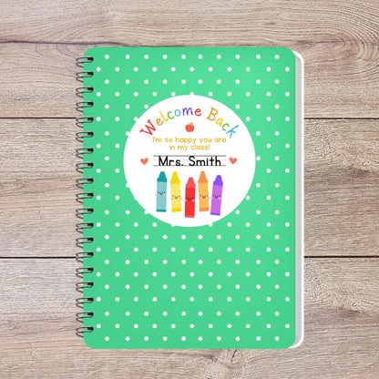 Personalized Welcome to Class First Day of School Labels, Kinder First Second Third Teacher Folder Stickers
