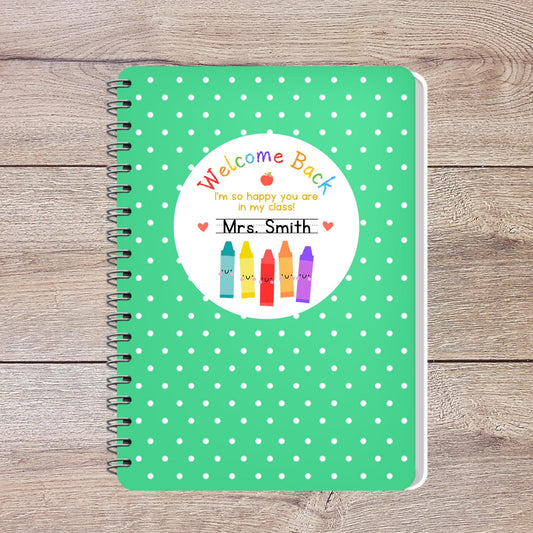 Personalized Welcome to Class First Day of School Labels, Kinder First Second Third Teacher Folder Stickers
