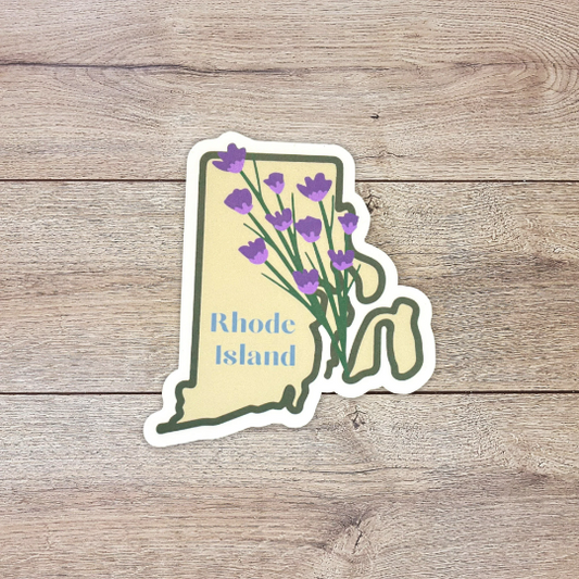 Rhode Island State Flower Vinyl Sticker