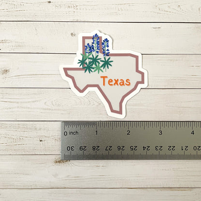 Texas State Flower Vinyl Sticker