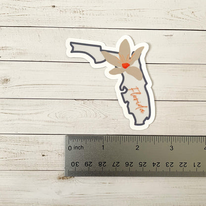 Florida State Flower Vinyl Sticker