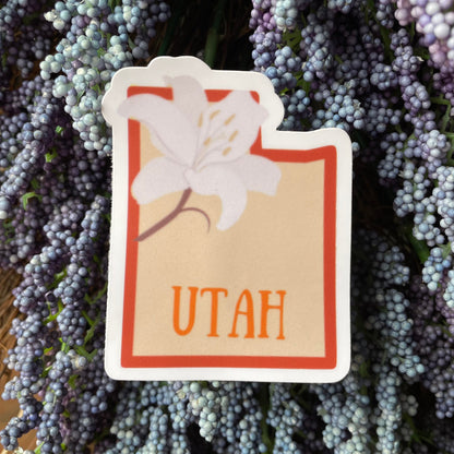 Utah State Flower Vinyl Sticker