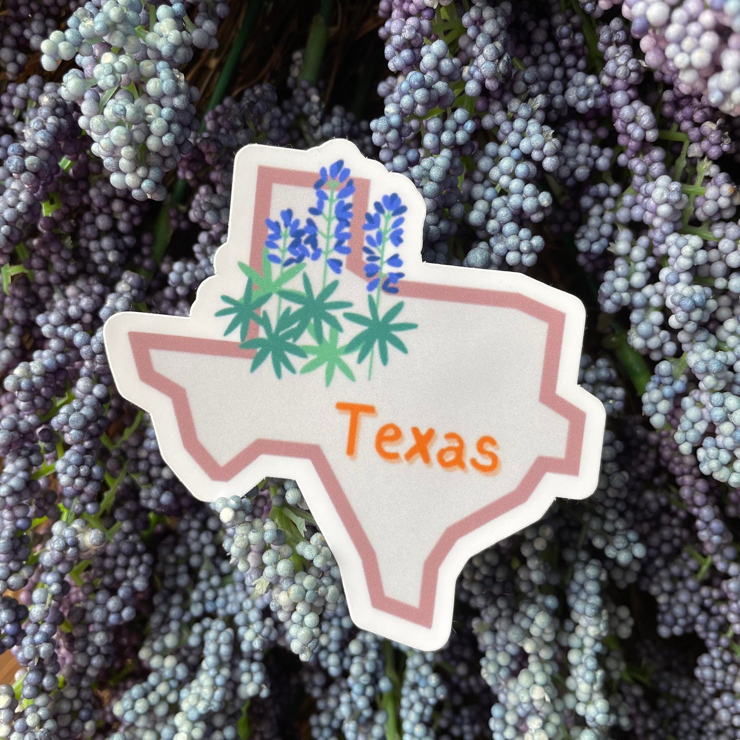 Texas State Flower Vinyl Sticker