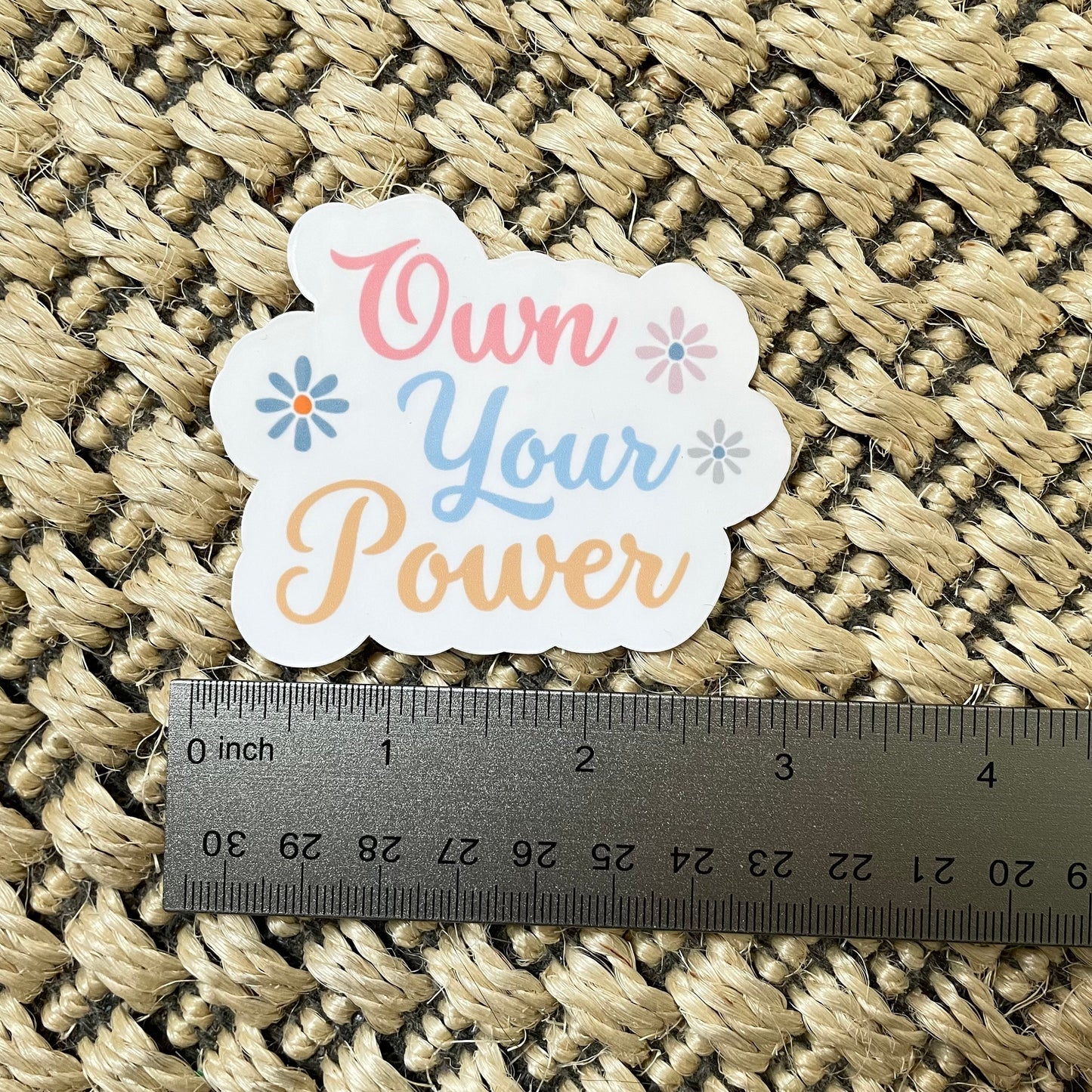 Own Your Power Vinyl Sticker