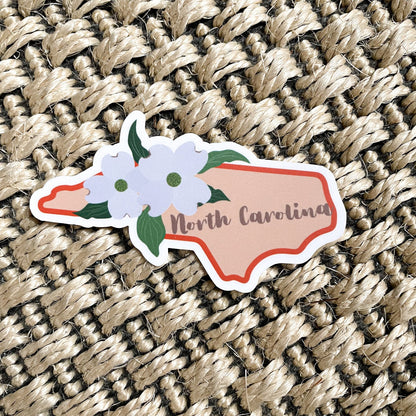 North Carolina State Flower Vinyl Sticker