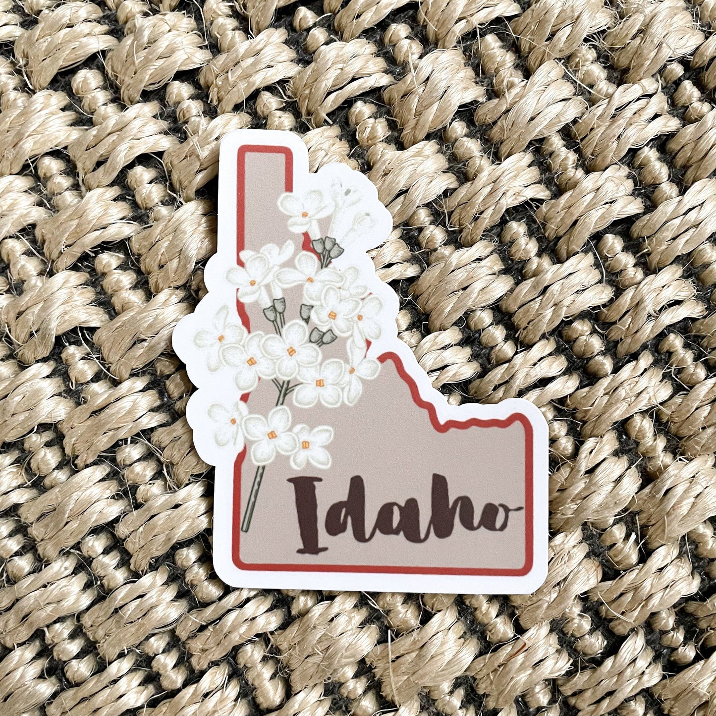 Idaho State Flower Vinyl Sticker