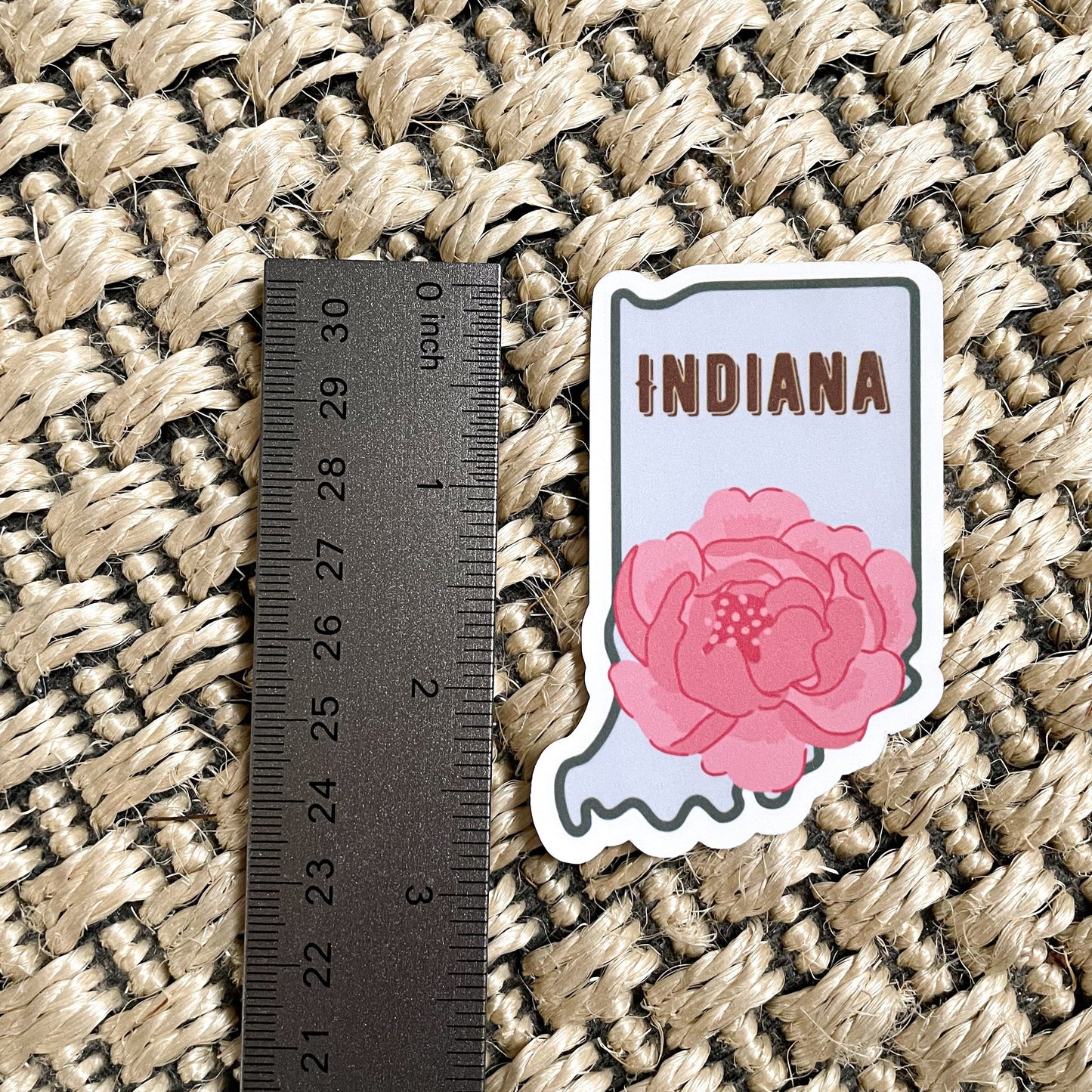 Indiana State Flower Vinyl Sticker