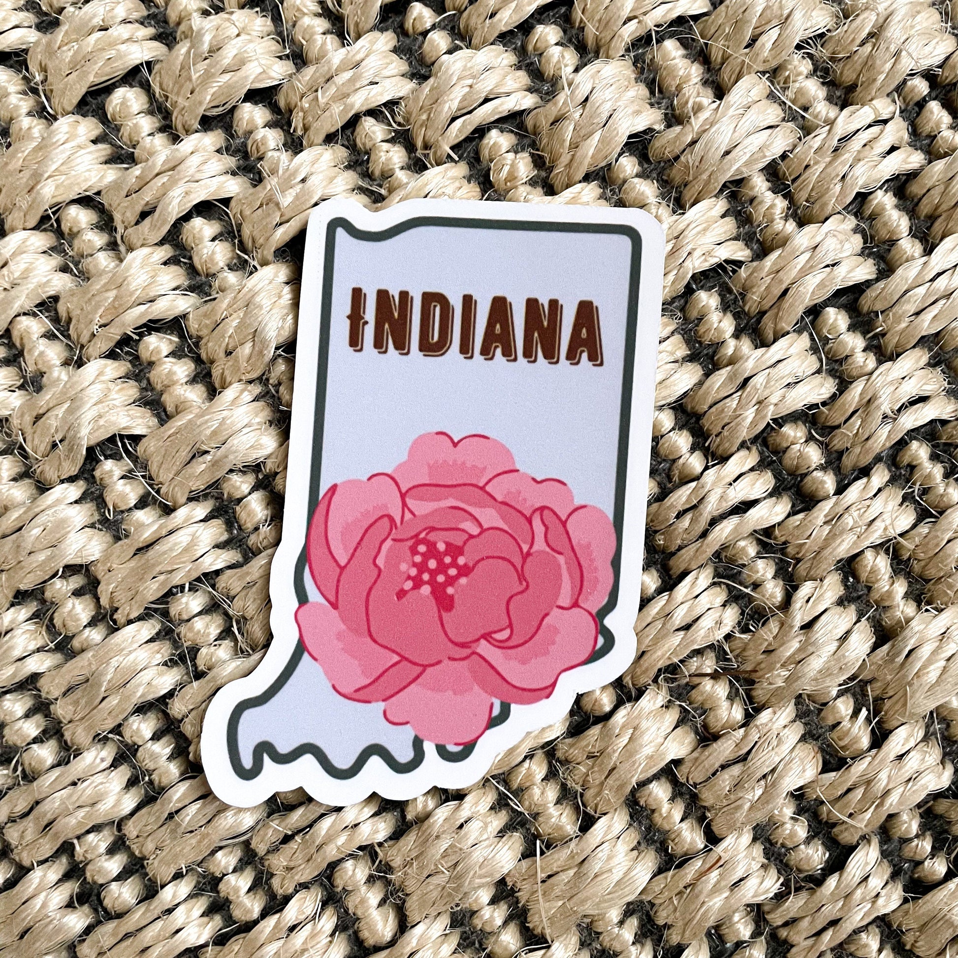Indiana Floral Vinyl Decal Sticker*