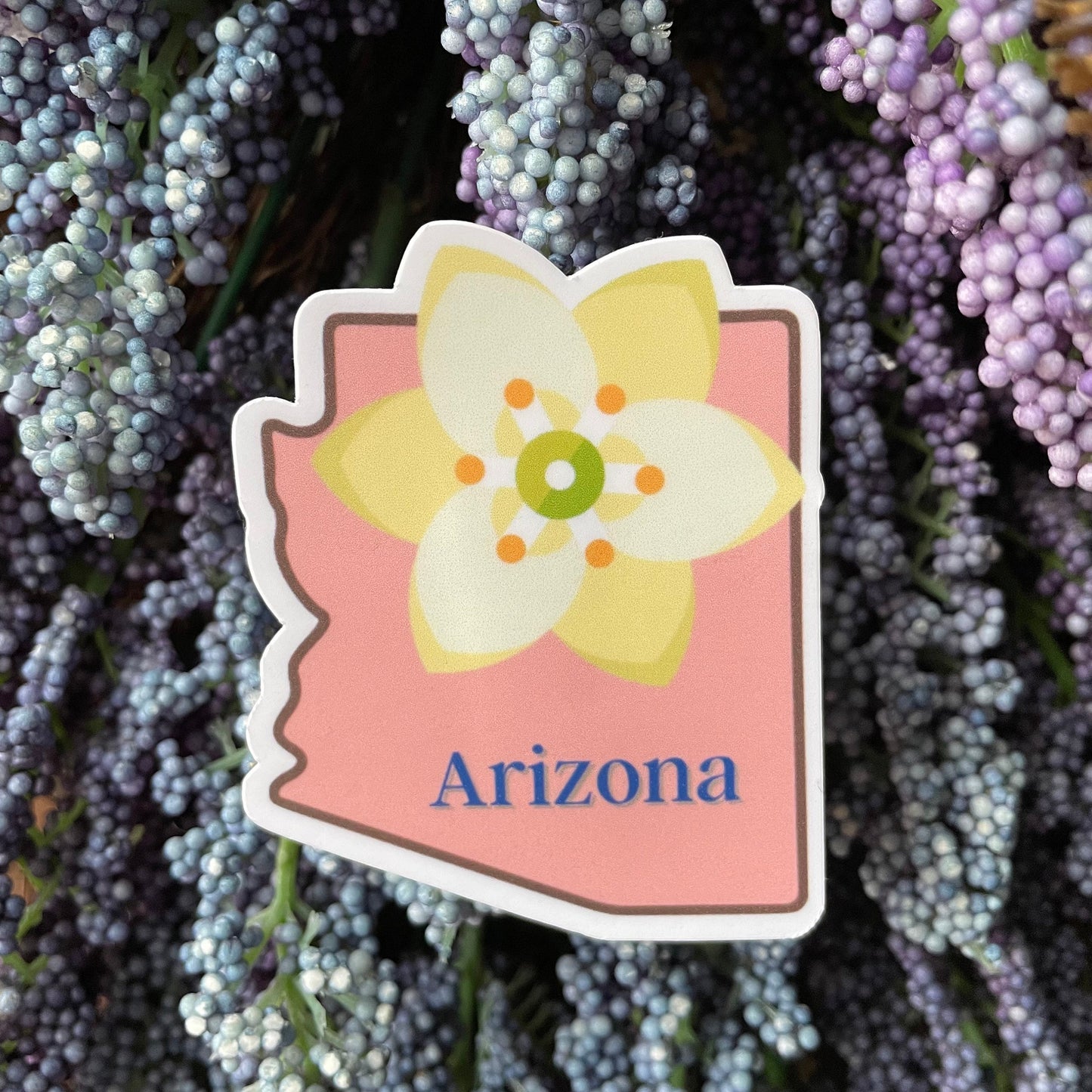 Arizona State Flower Vinyl Sticker