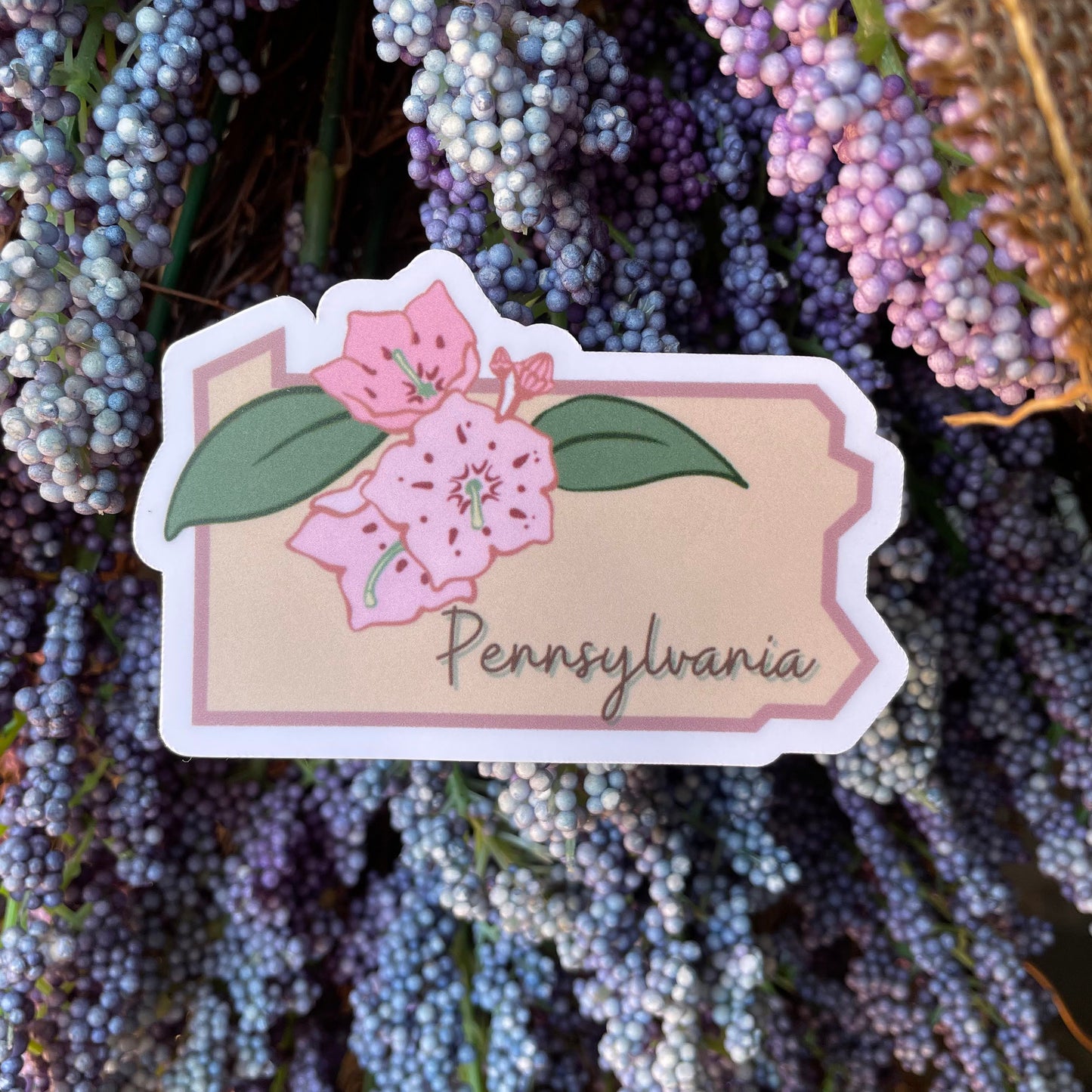 Pennsylvania State Flower Vinyl Sticker