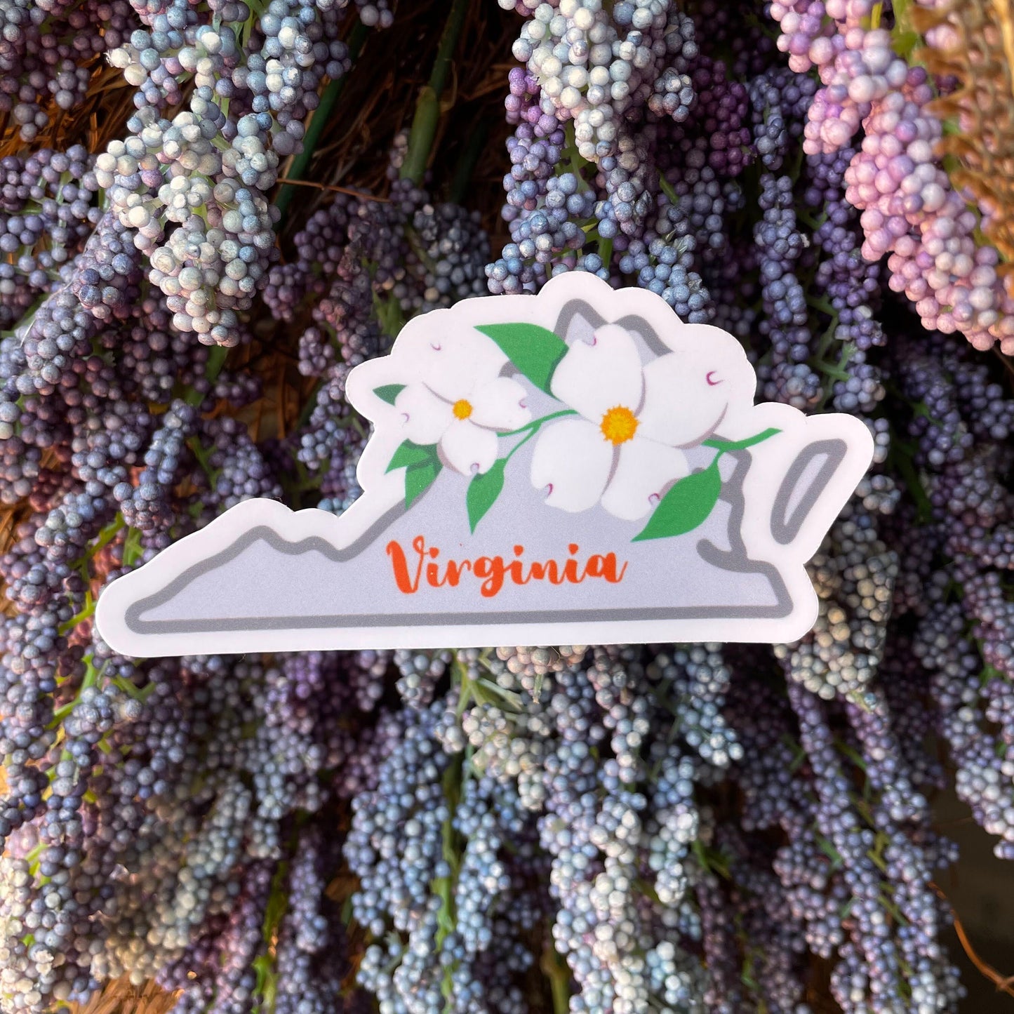 Virginia State Flower Vinyl Sticker