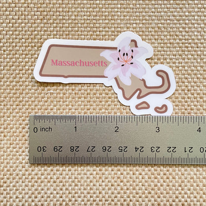 Massachusetts State Flower Vinyl Sticker