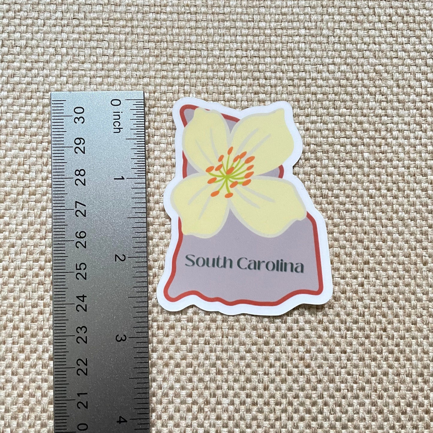 South Carolina State Flower Vinyl Sticker