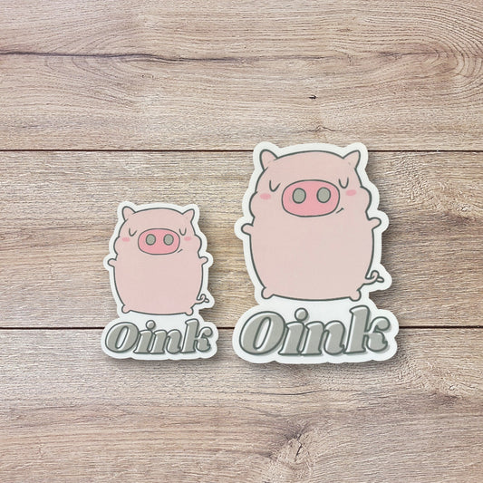 Pig Oink Vinyl Sticker