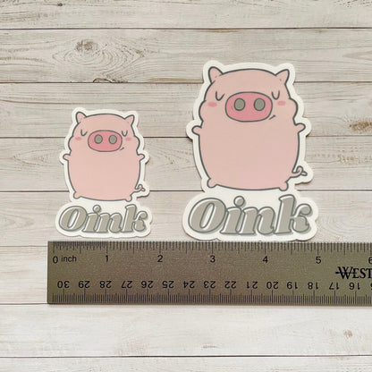 Pig Oink Vinyl Sticker