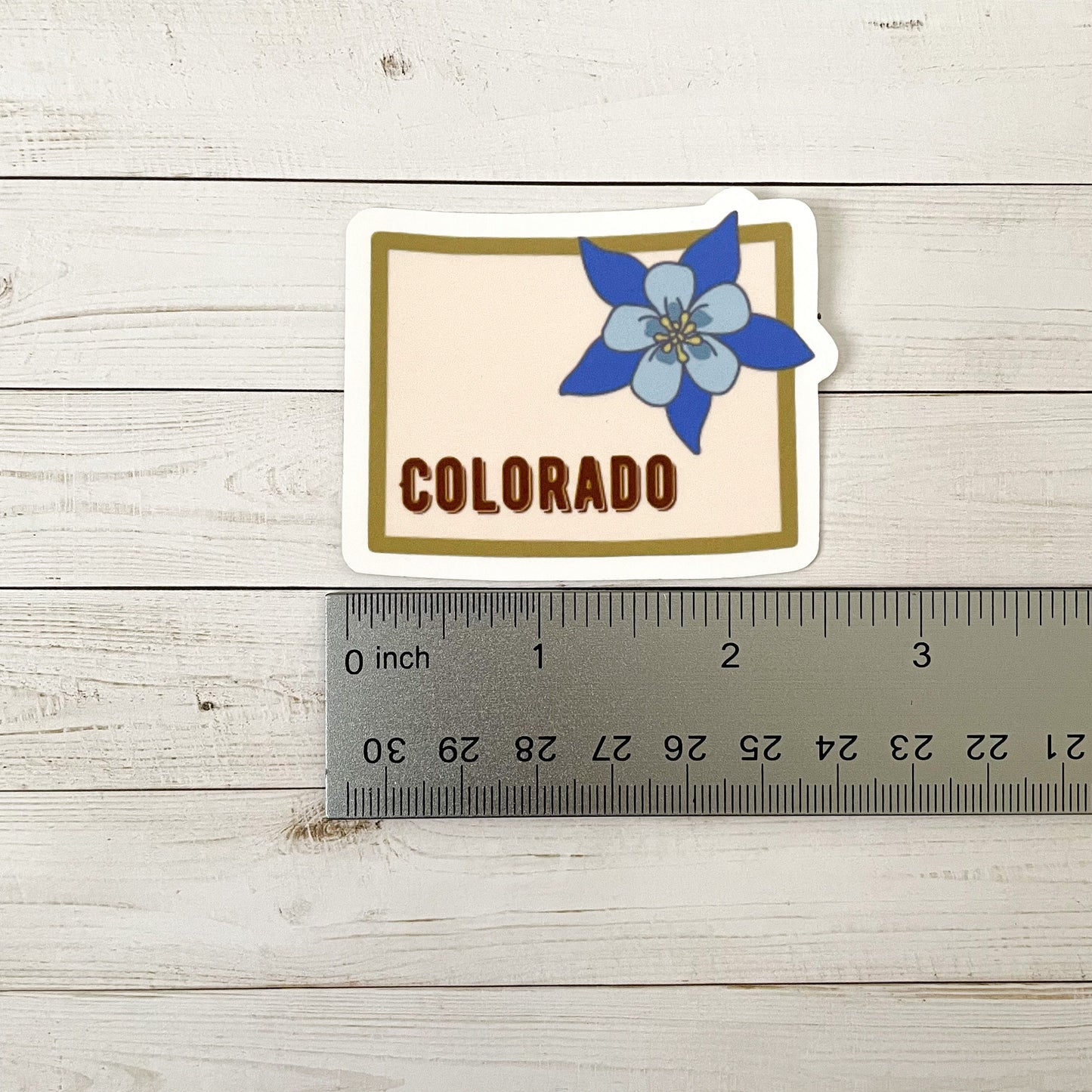 Colorado State Flower Vinyl Sticker