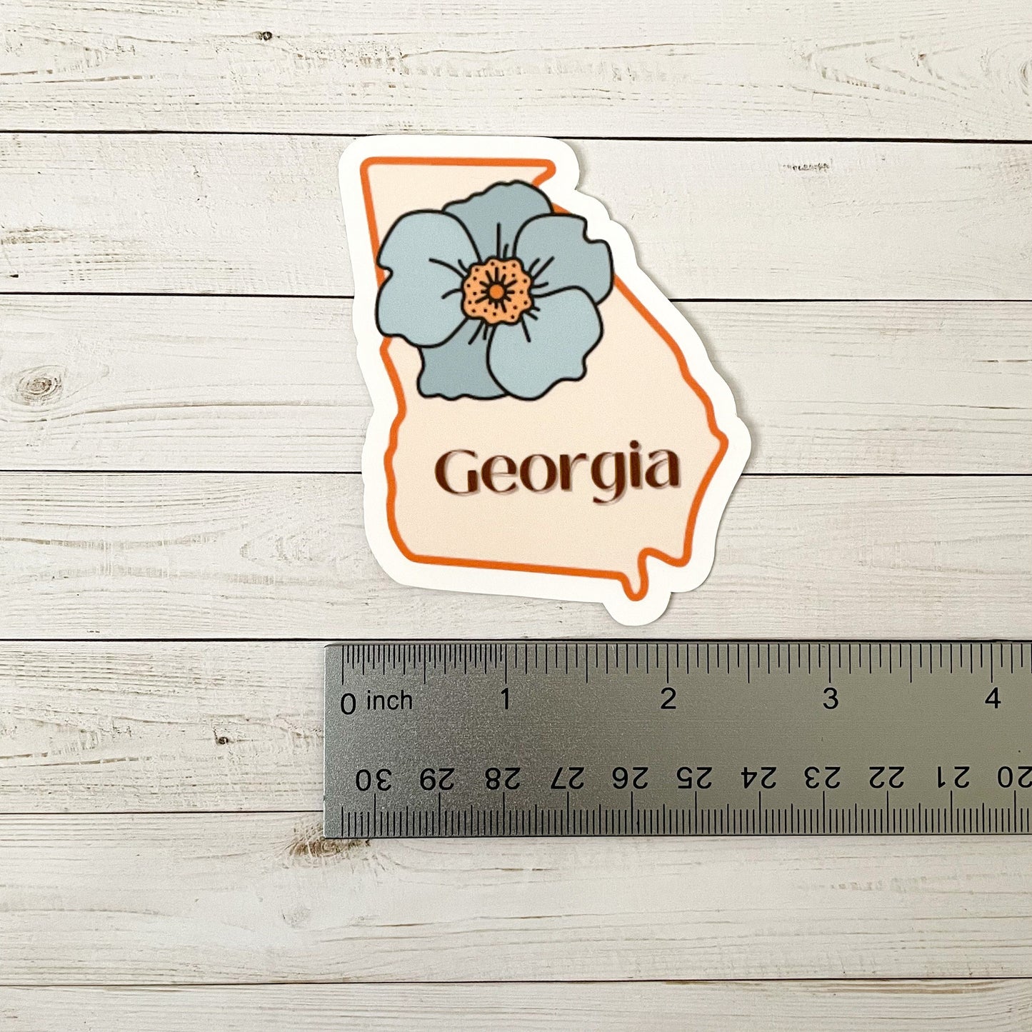 Georgia State Flower Vinyl Sticker