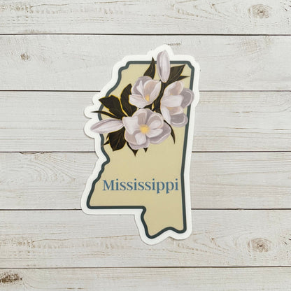 Mississippi State Flower Vinyl Sticker