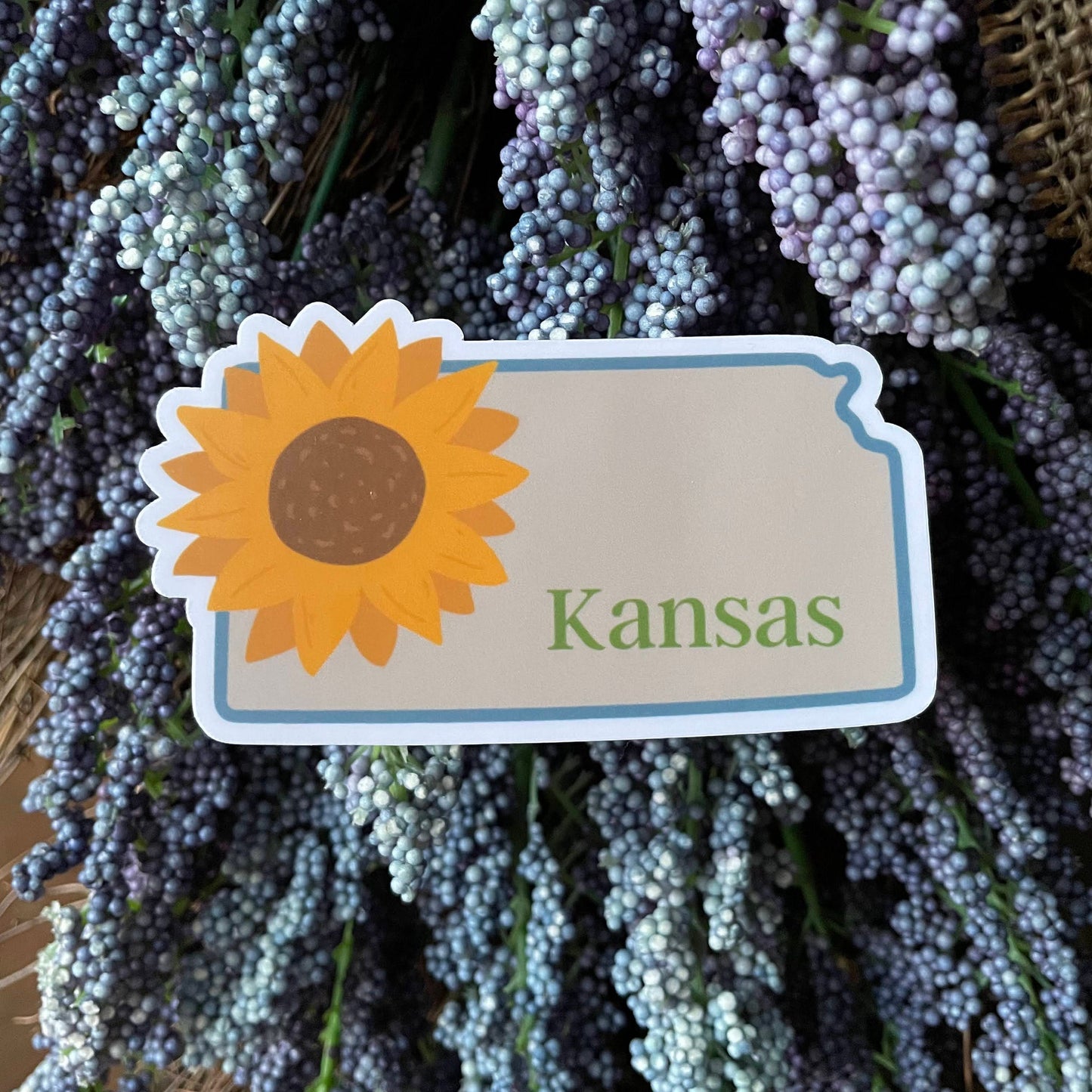 Kansas State Flower Vinyl Sticker