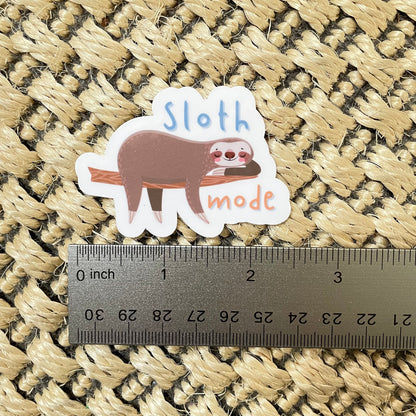 Sloth Mode Vinyl Sticker