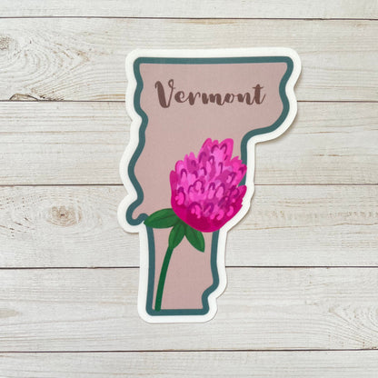 Vermont State Flower Vinyl Sticker