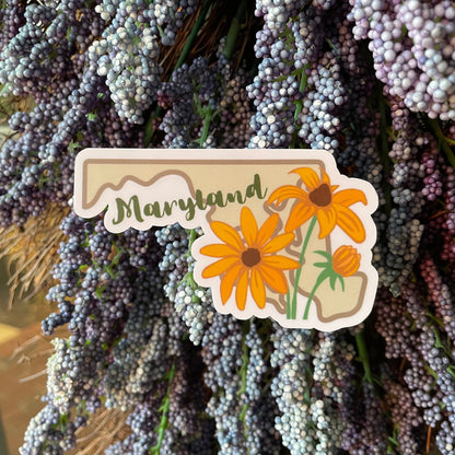 Maryland State Flower Vinyl Sticker