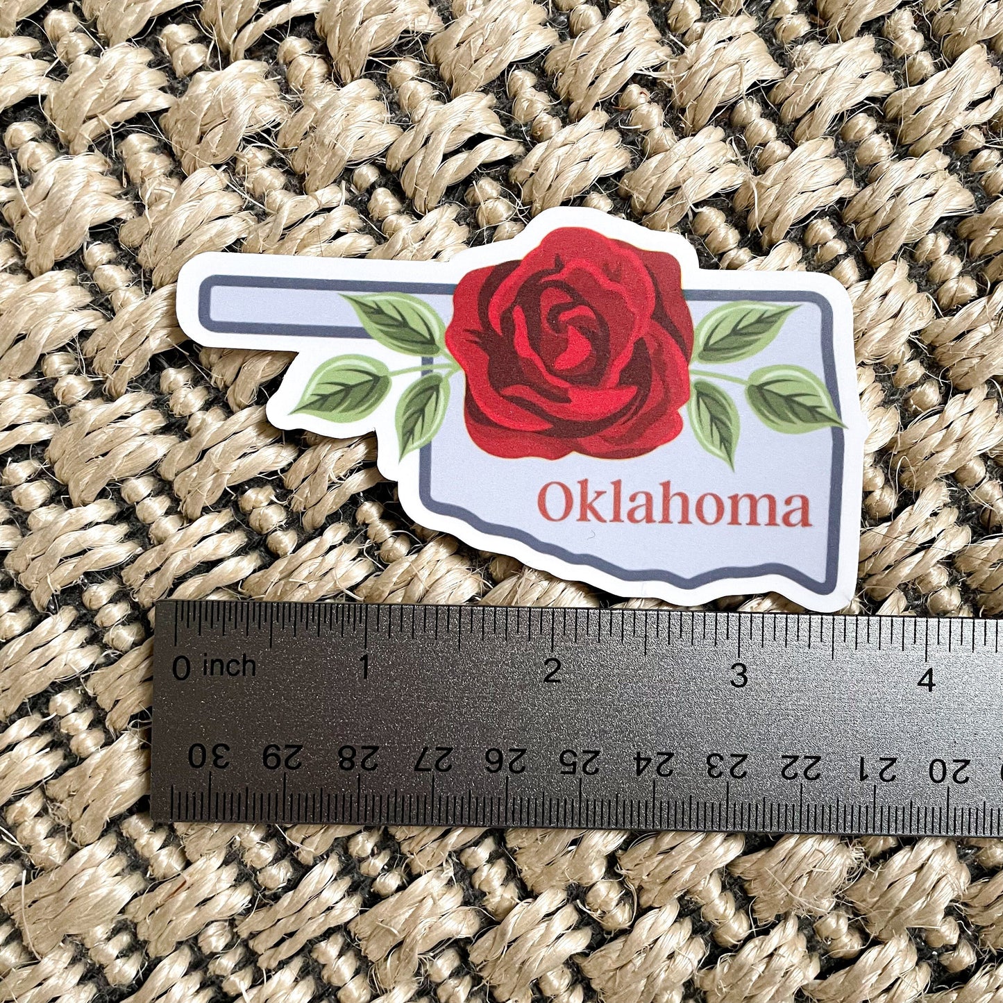 Oklahoma State Flower Vinyl Sticker