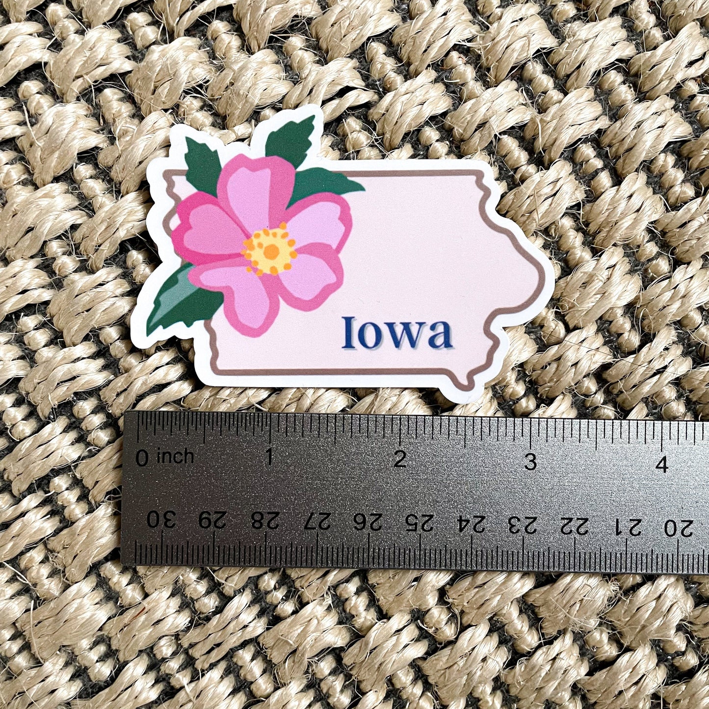 Iowa State Flower Vinyl Sticker