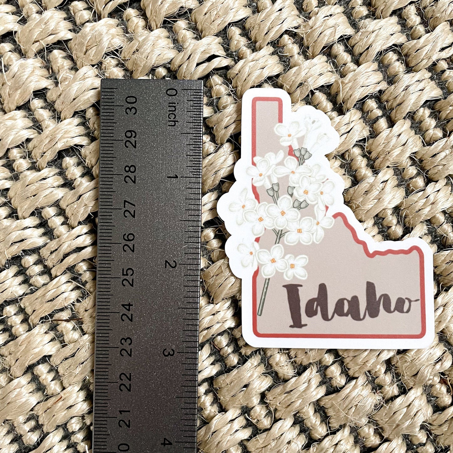 Idaho State Flower Vinyl Sticker