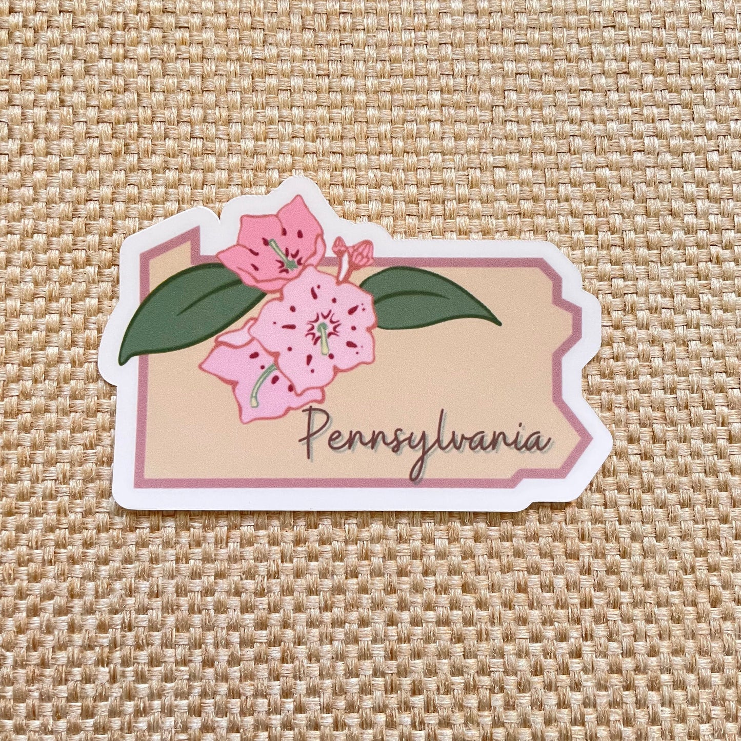 Pennsylvania State Flower Vinyl Sticker