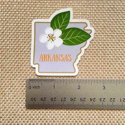 Arkansas State Flower Vinyl Sticker