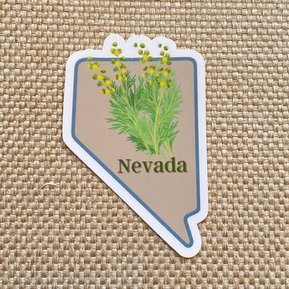 Nevada State Flower Vinyl Sticker